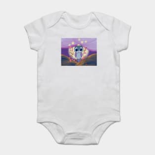 Mesmeric Owl Baby Bodysuit